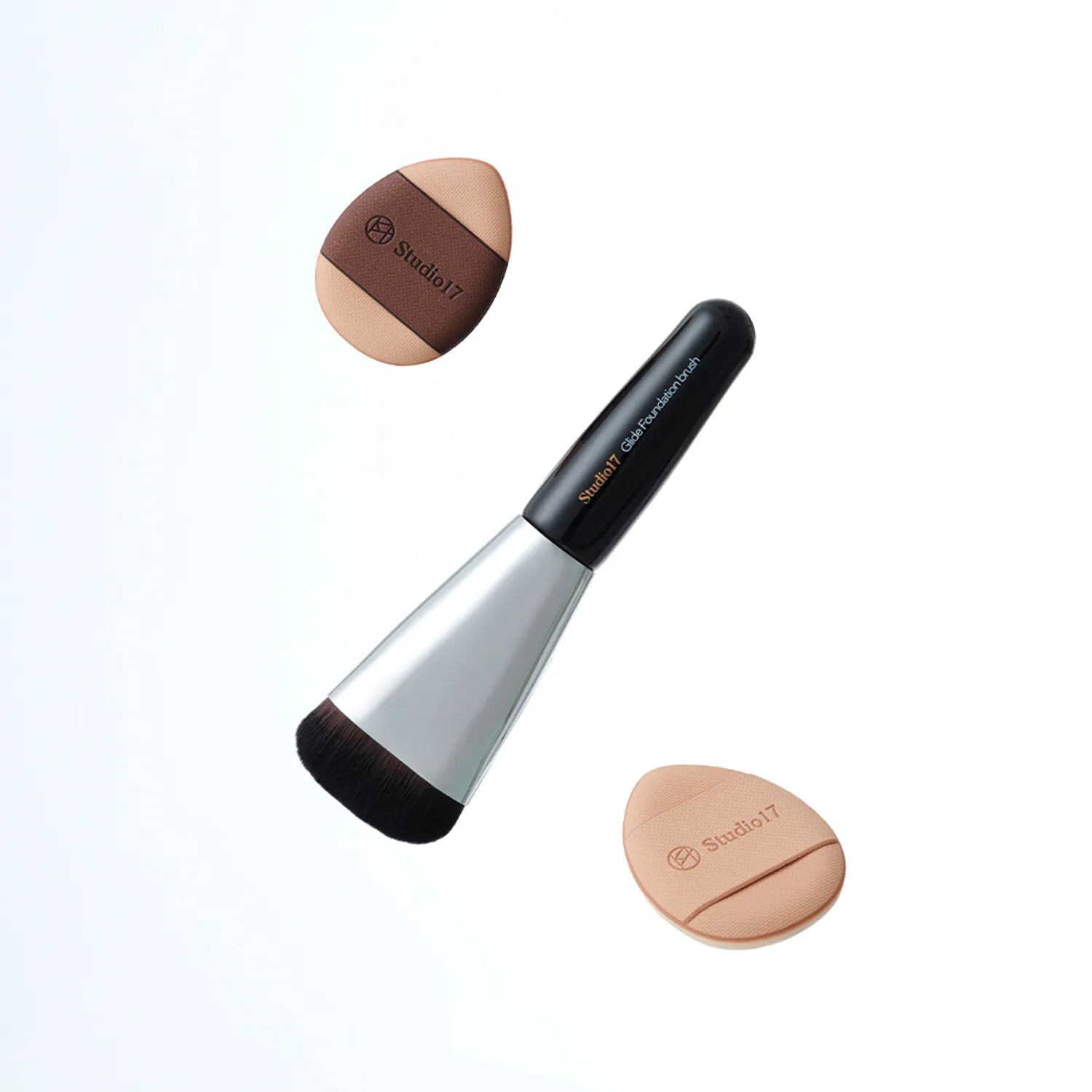 STUDIO 17 Skinfit Makeup Kit (Puff 4ea+Foundation Brush 1ea)