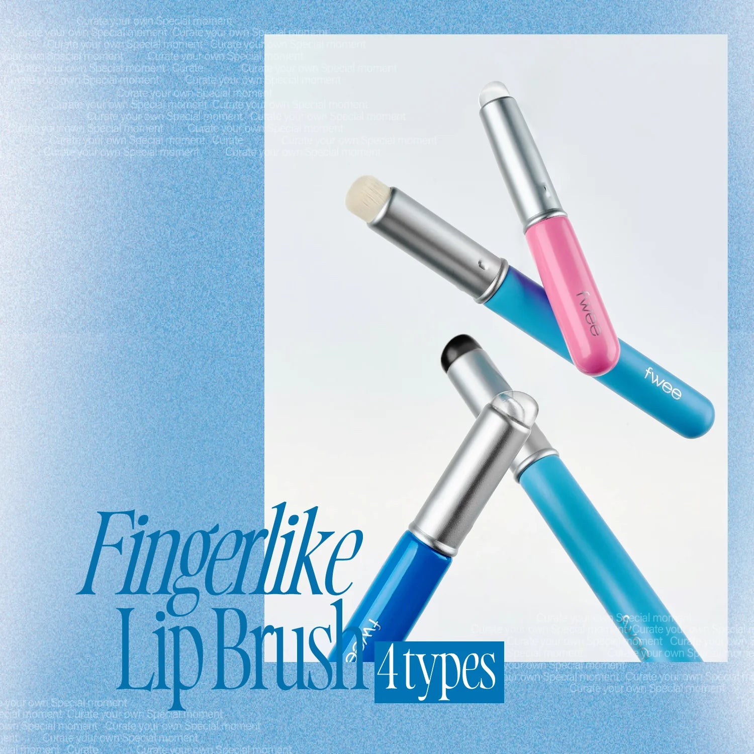 FWEE Silicone Lip Brush Slim (Pink)