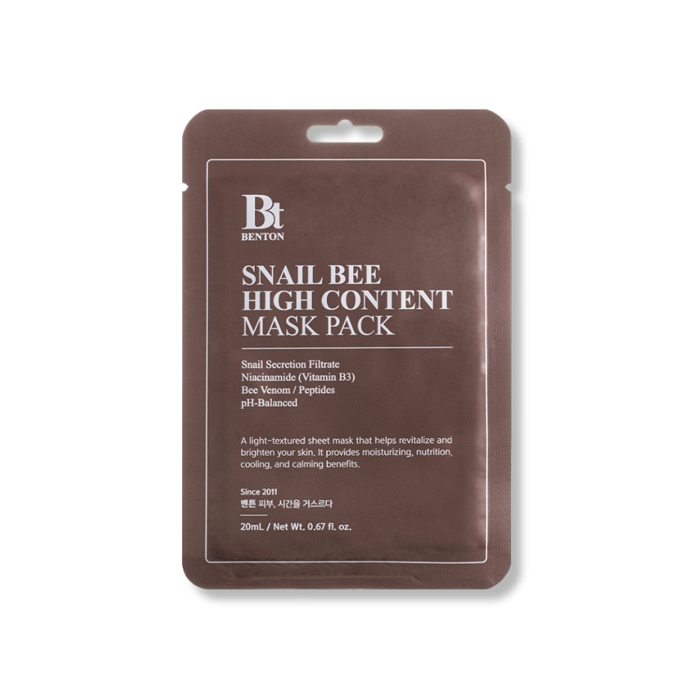BENTON Snail Bee High Content Mask Pack 1ea