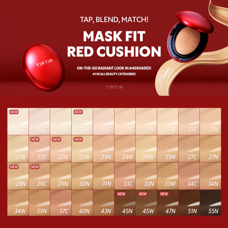 TIRTIR Mask Fit Red Cushion 18g (13 Shades)
