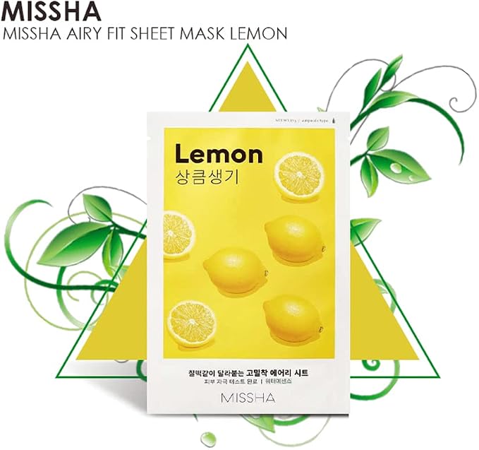 MISSHA Airy Fit Sheet Mask #Lemon