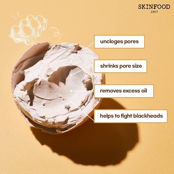 SKINFOOD Egg white pore Mask 120g