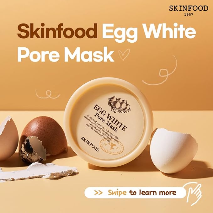 SKINFOOD Egg white pore Mask 120g
