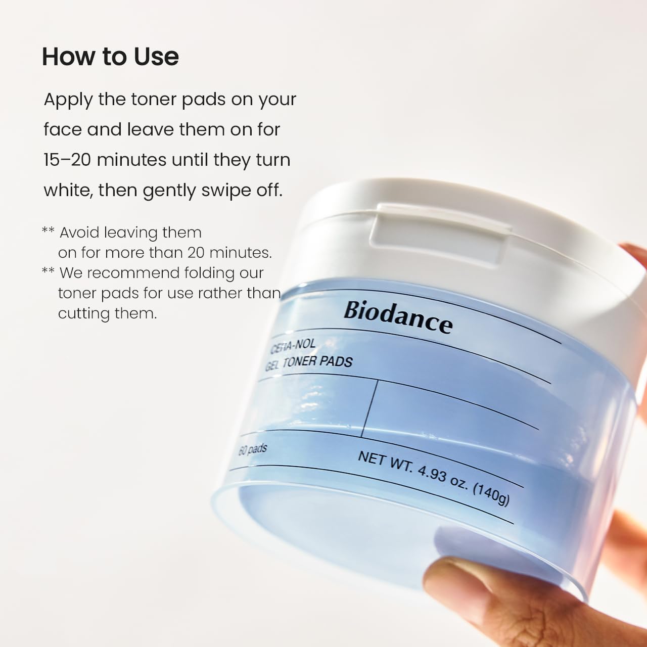 BIODANCE Cera-nol Toner Pads (60pads)