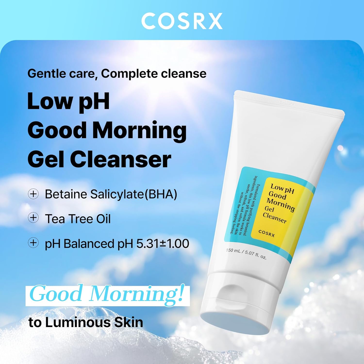 COSRX Low pH Good Morning Gel Cleanser 150ml