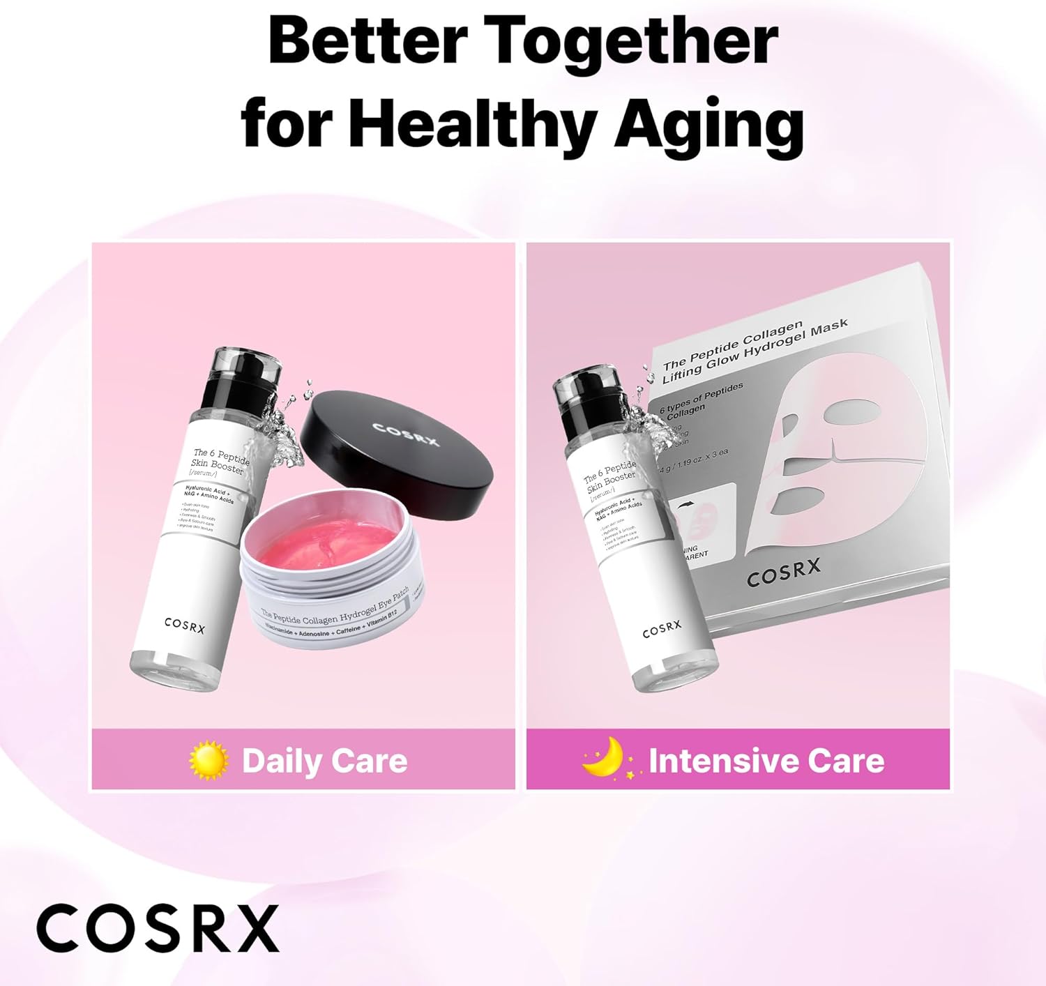 COSRX Peptide Collagen Glow Hydrogel Mask (3ea)