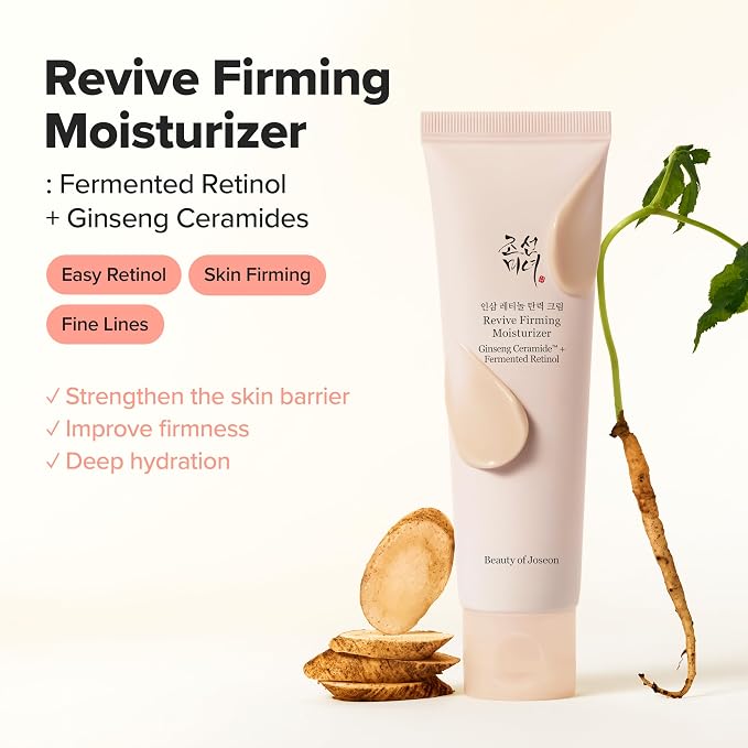 BEAUTY OF JOSEON Revive Firming Moisturizer 60ml (Ginseng Ceramide+Fermented Rentinol)