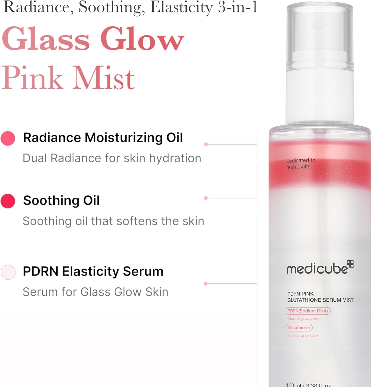 MEDICUBE PDRN Pink Glutathione Serum Mist 100ml