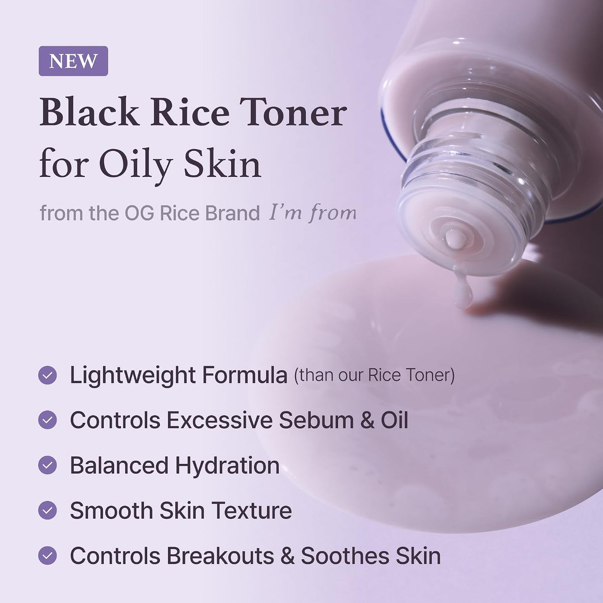 I'M FROM Black Rice Toner 30ml