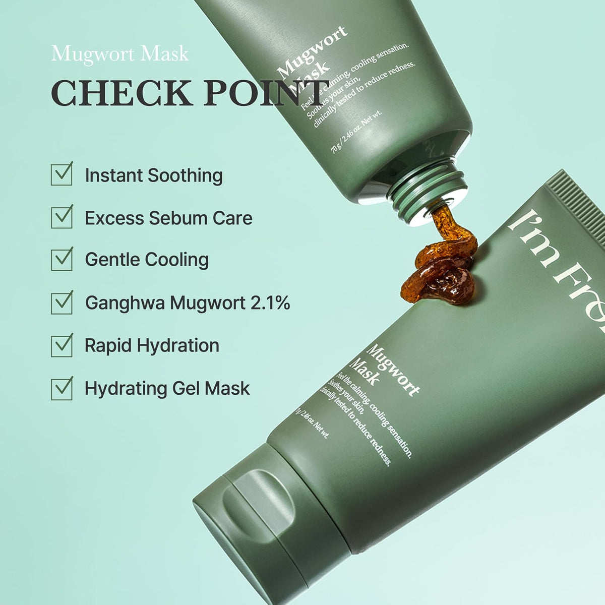 I'M FROM Mugwort Mask 70g