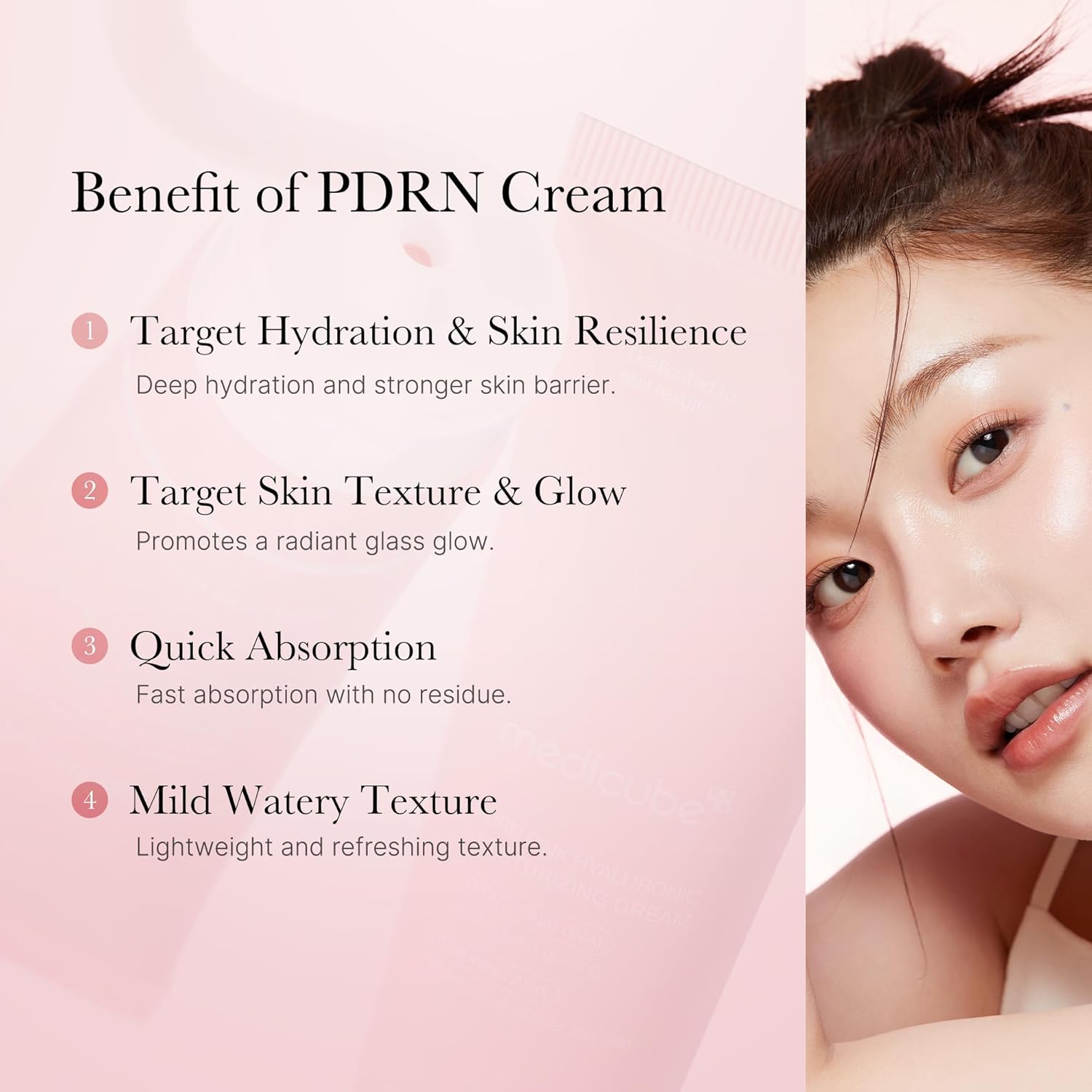 MEDICUBE PDRN Pink Hyaluronic Moisturizing Cream 50ml