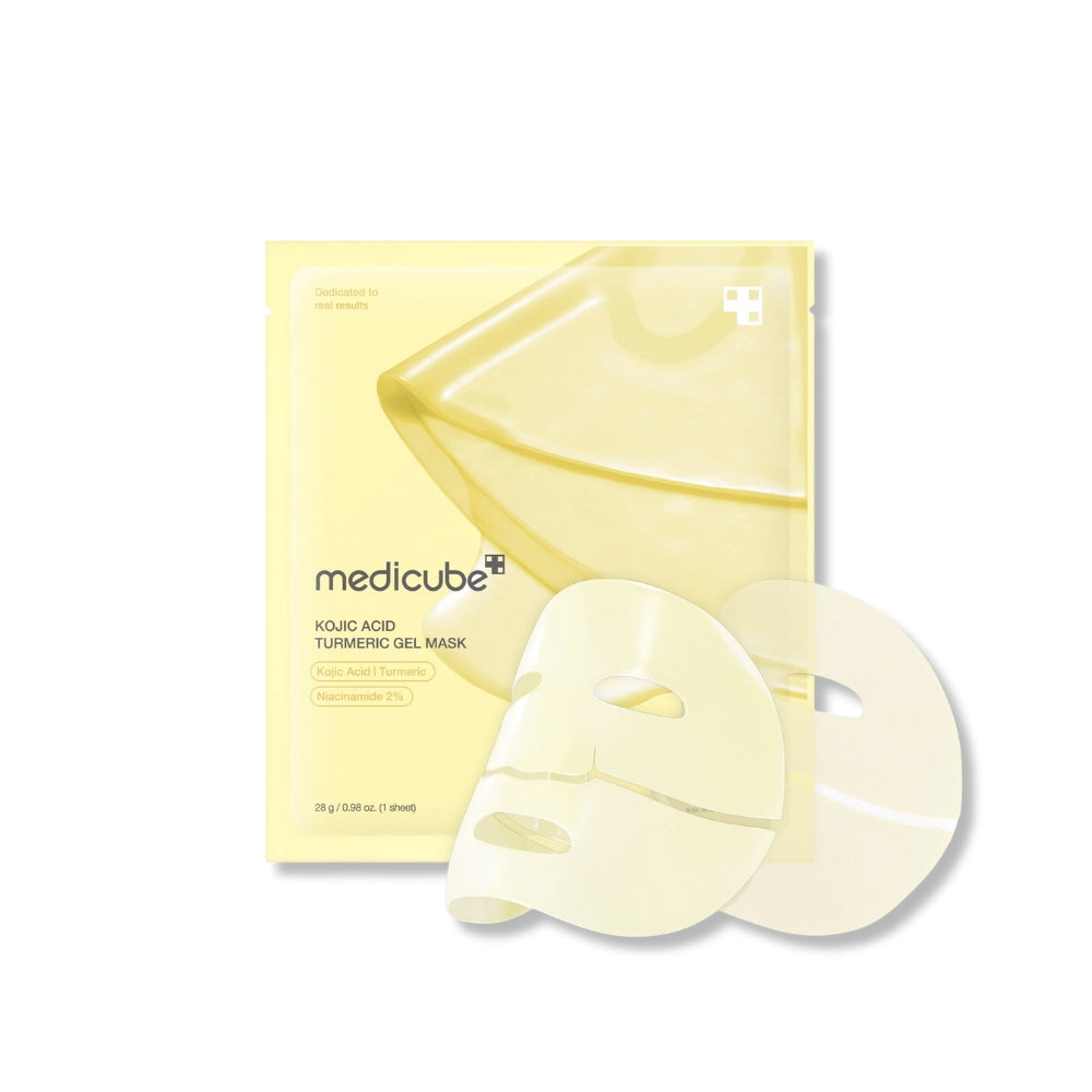 MEDICUBE Kojic Acid Turmeric Brightening Gel Mask (4ea)