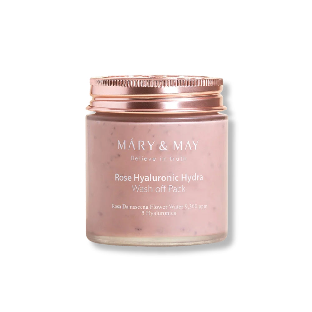 MARY & MAY Rose Hyaluronic Hydra Wash off Pack 125g