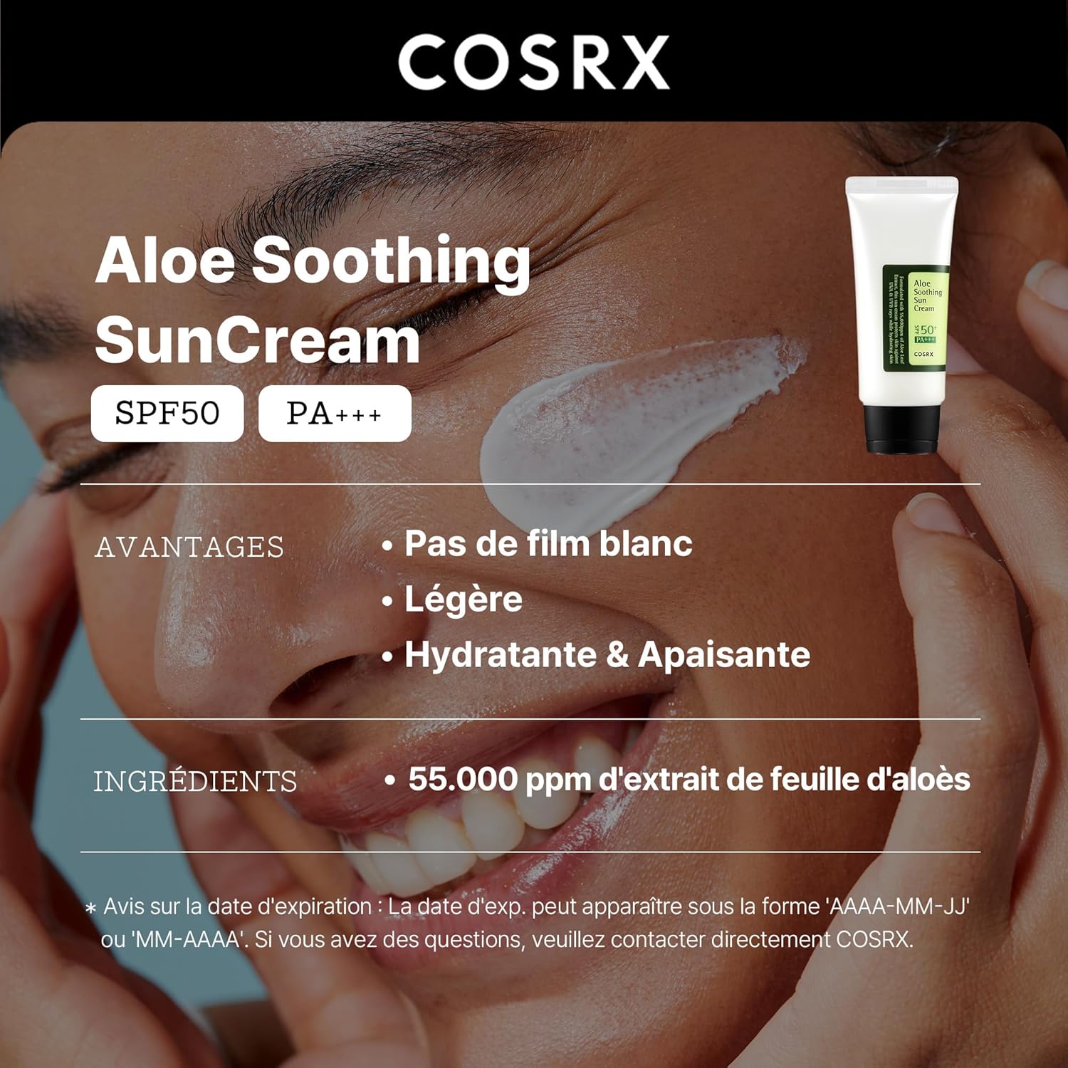 COSRX Aloe Soothing Sun Cream SPF 50 50ml