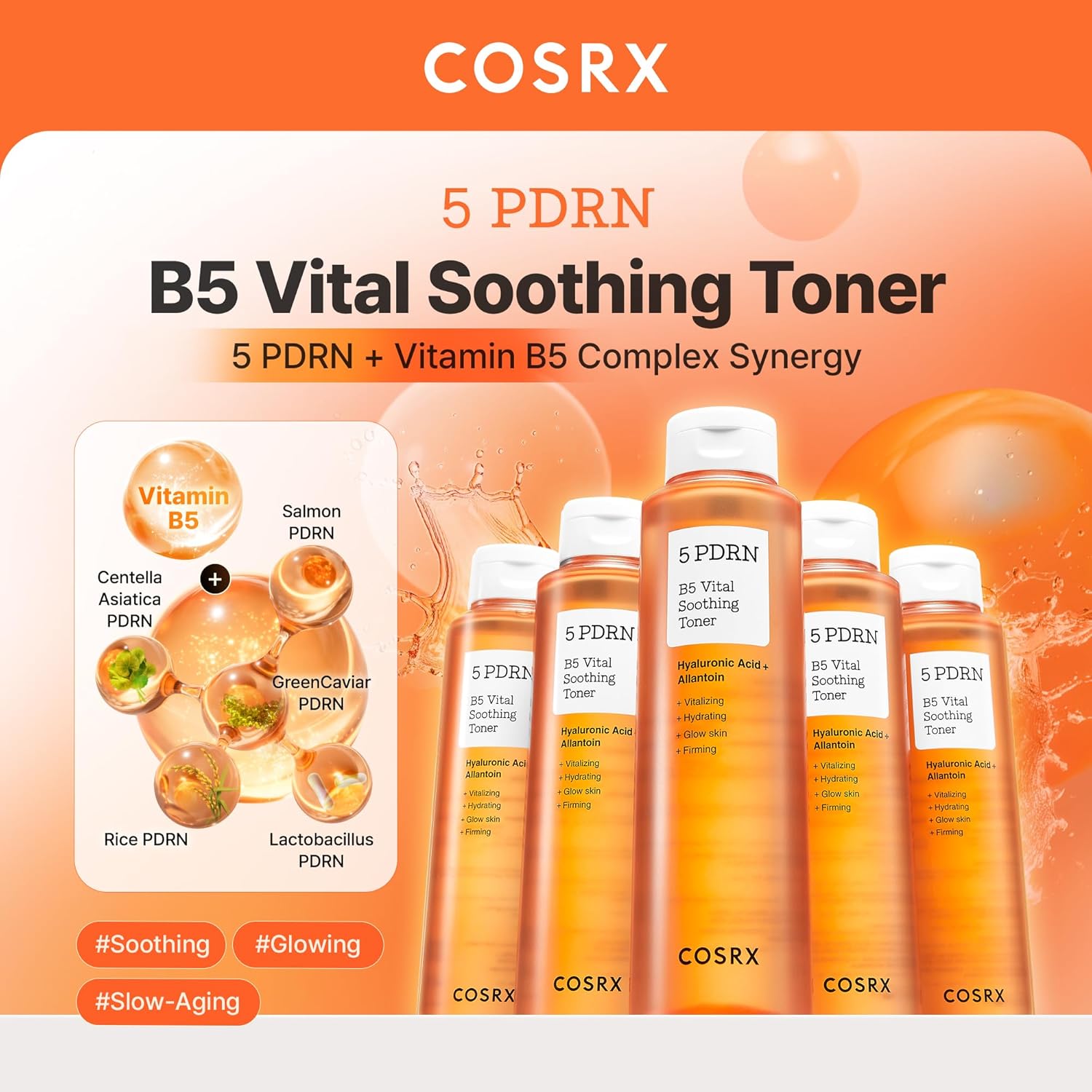 COSRX 5 PDRN B5 Vital Soothing Toner 280ml