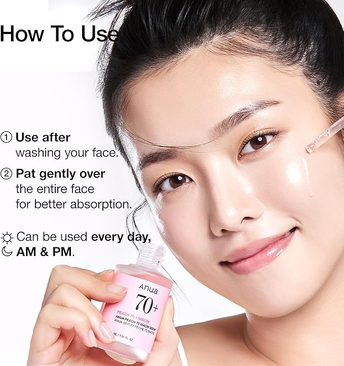 ANUA Peach 70 Niacinamide Serum 30ml