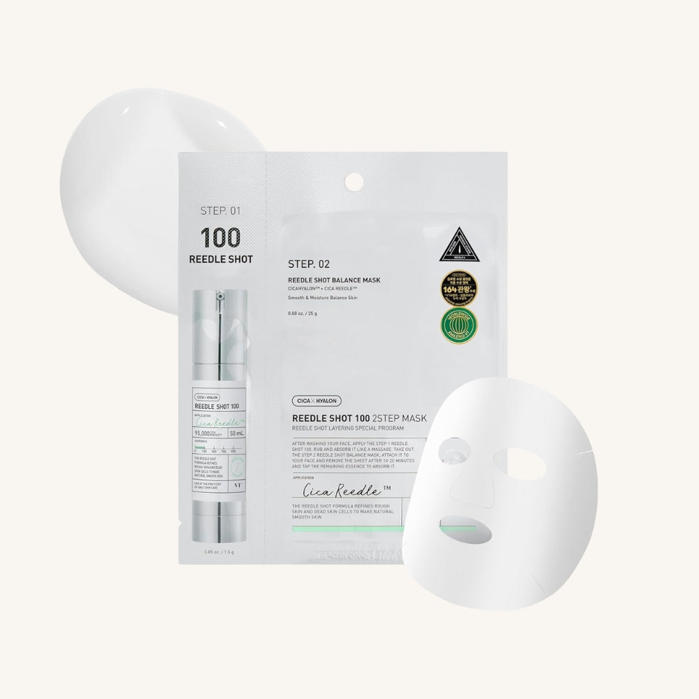 VT COSMETICAS Reedle Shot 100 2-Step Mask 1ea