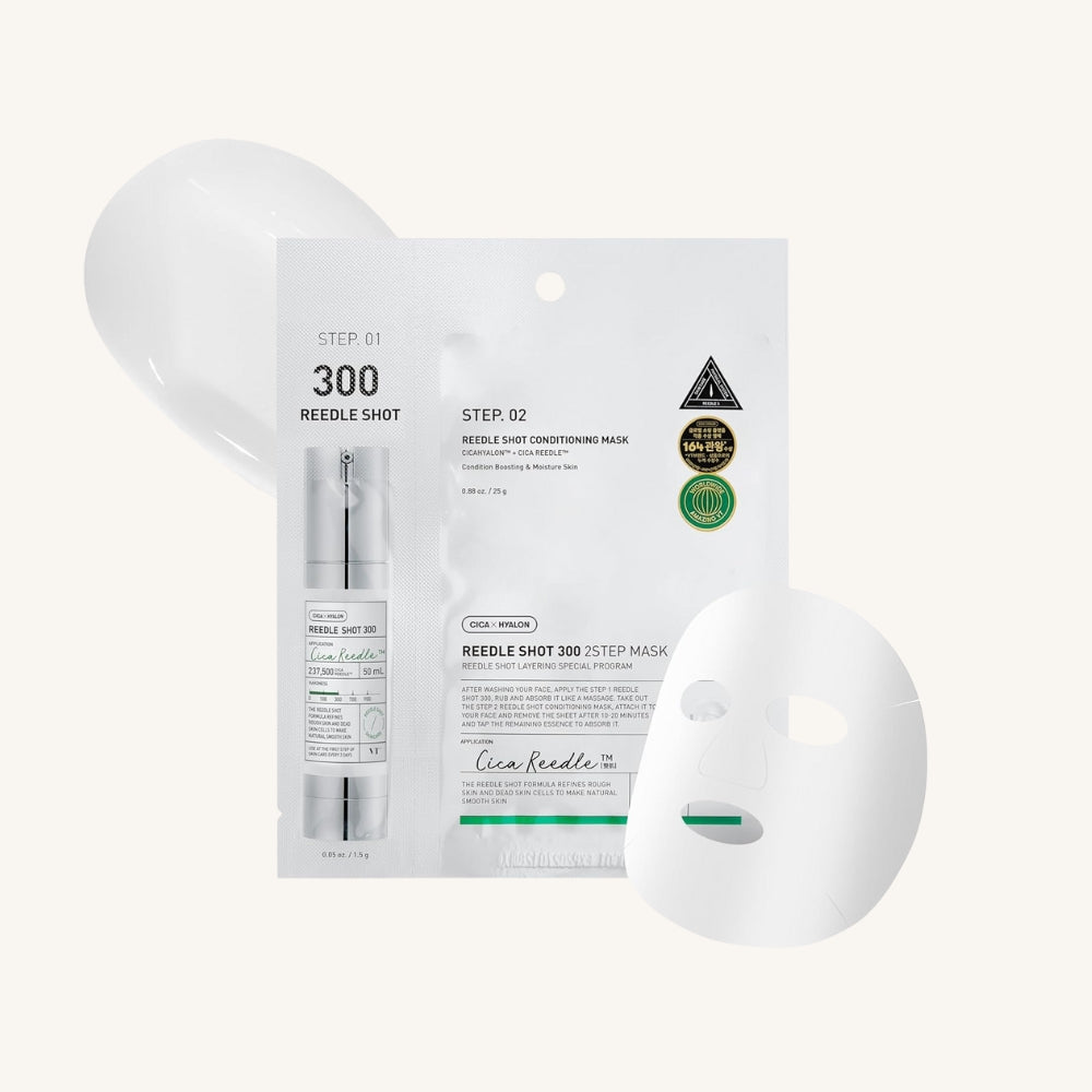 VT COSMETICS Reedle Shot 300 2-Step Mask 1ea
