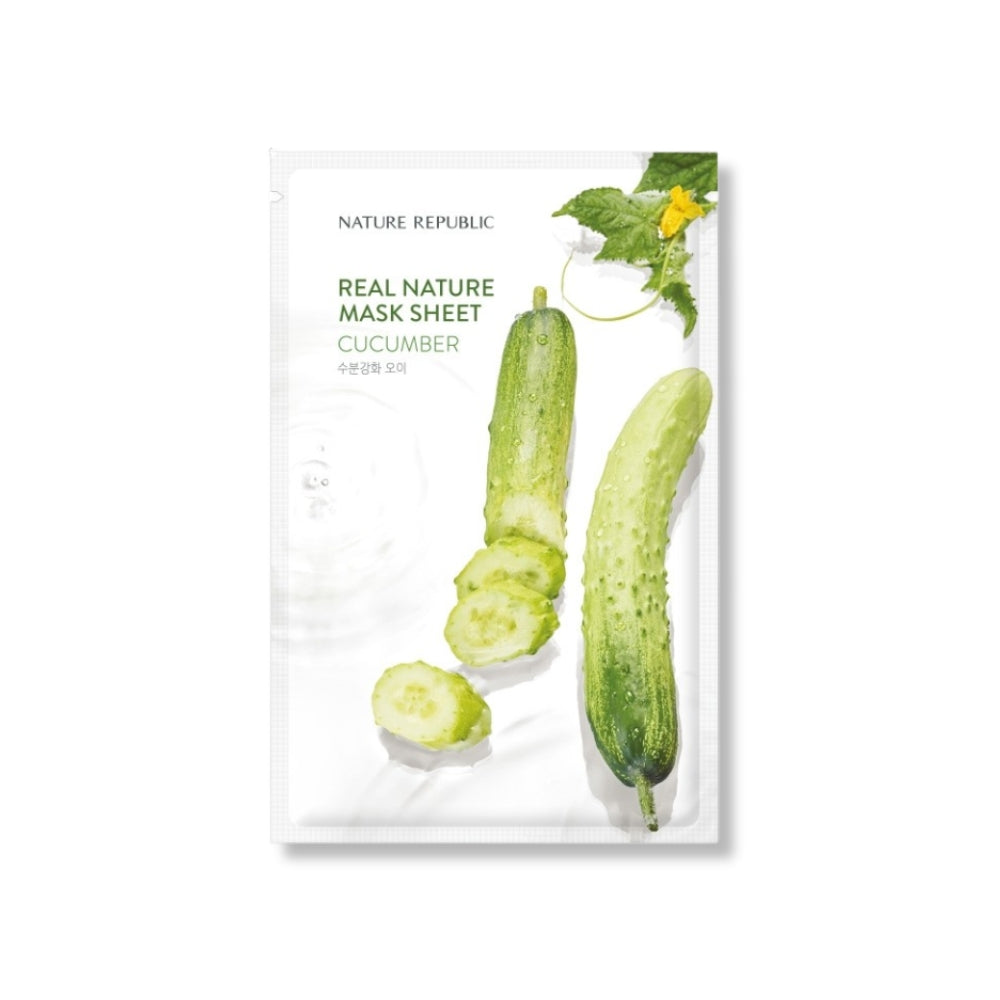 NATURE REPUBLIC Real Nature Cucumber Mask Sheet (1ea)