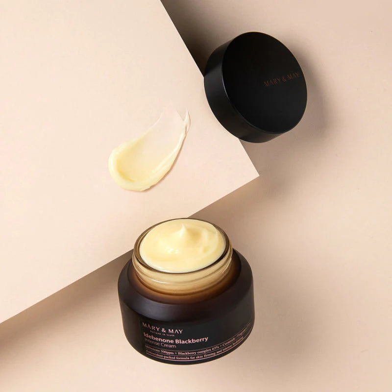 MARY & MAY Idebenone + Blackberry complex intensive total care cream 70g