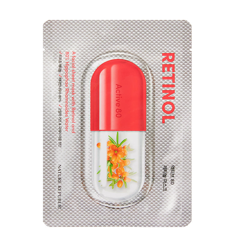 NATURE REPUBLIC Active 80 Retinol Mask Sheet 1ea