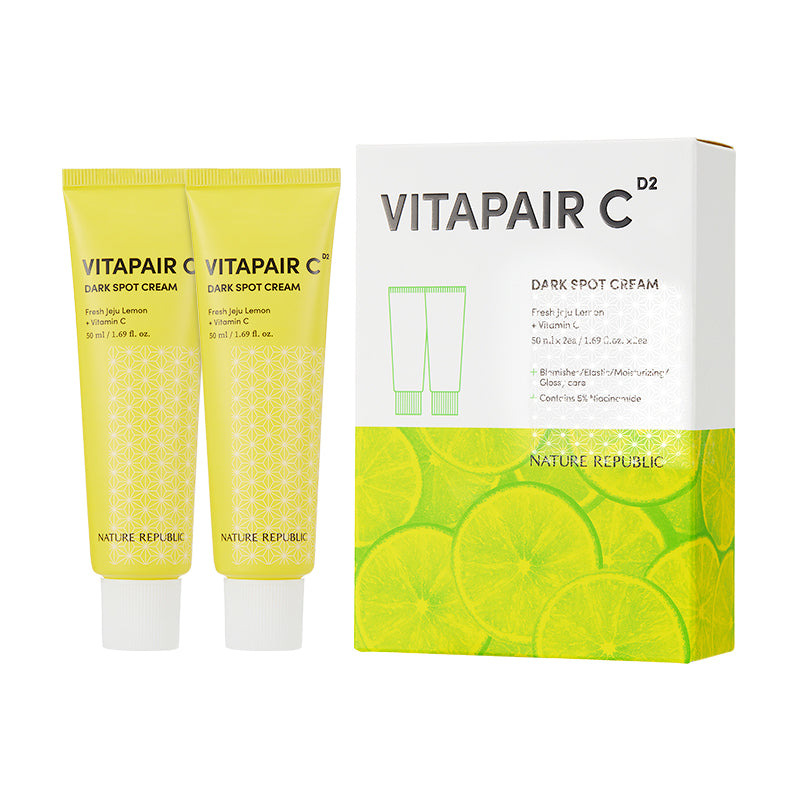 美容液 NATURE REPUBLIC VITAPAIR C NATURE REPUBLIC Vitapair C Dark Spot Cream Duo 50ml x 2 – Moida K