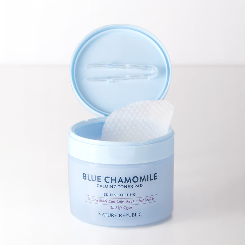 NATURE REPUBLIC Natural Made Blue Chamomile Calming Toner Pad 50pcs