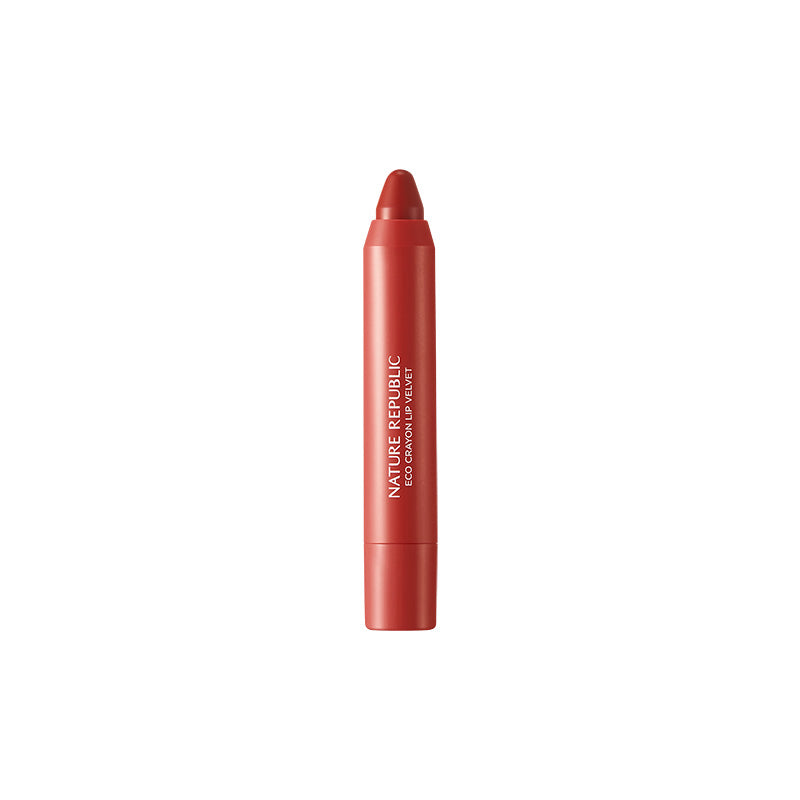 NATURE REPUBLIC By Flower Eco Crayon Lip Velvet - 04 Chilli Red 2.8g