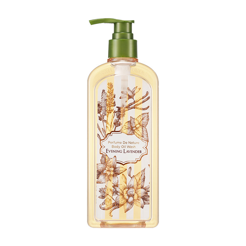 NATURE REPUBLIC Perfume De Nature Body Oil Wash - Evening Lavender 345ml