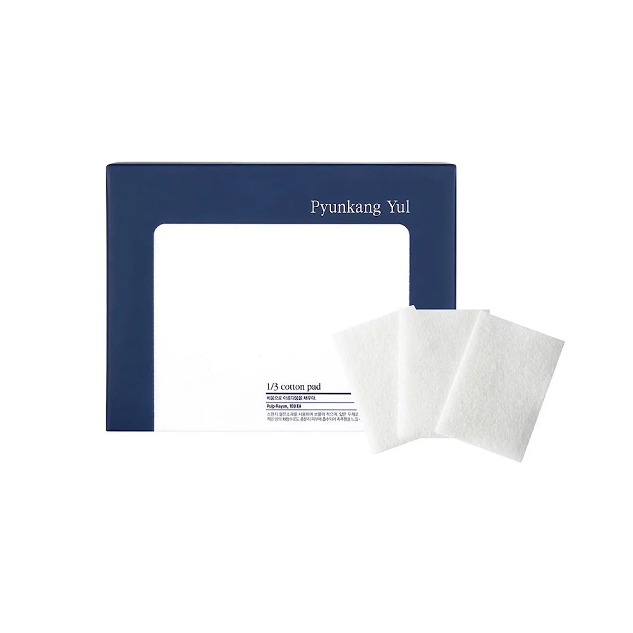 PYUNKANG YUL 1/3 Cotton Pad 160ea (Pulp-Rayon)