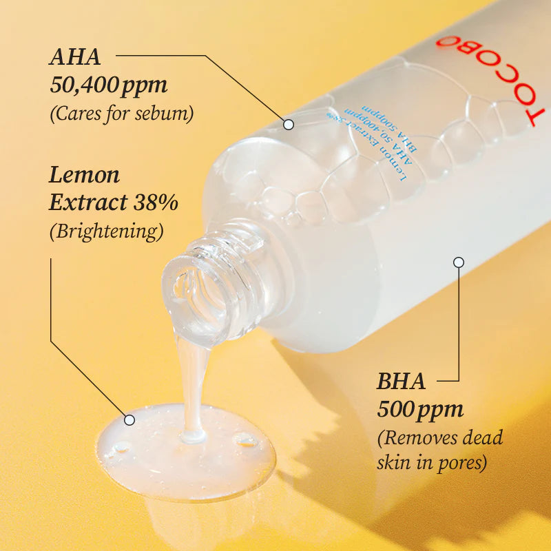 TOCOBO AHA BHA Lemon Toner 30ml