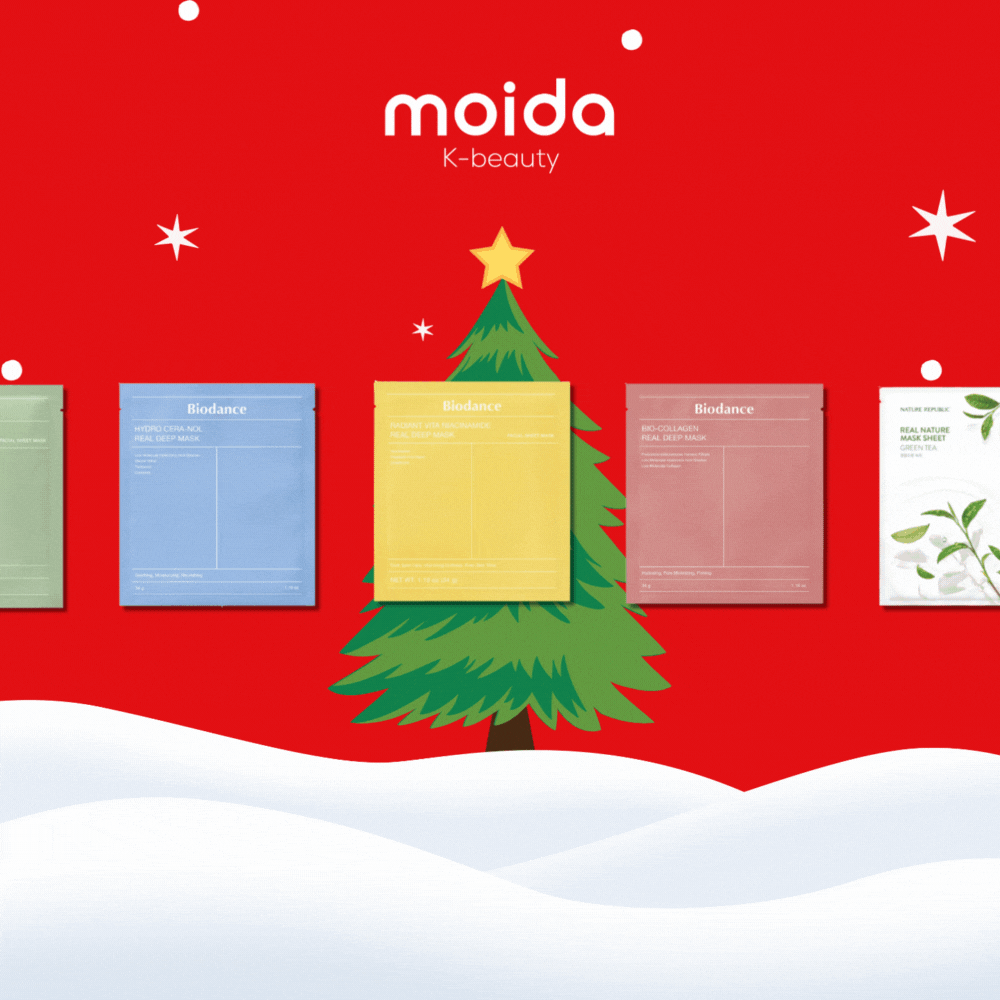 Holiday Glow-Up Sheet Mask Box (7ea)