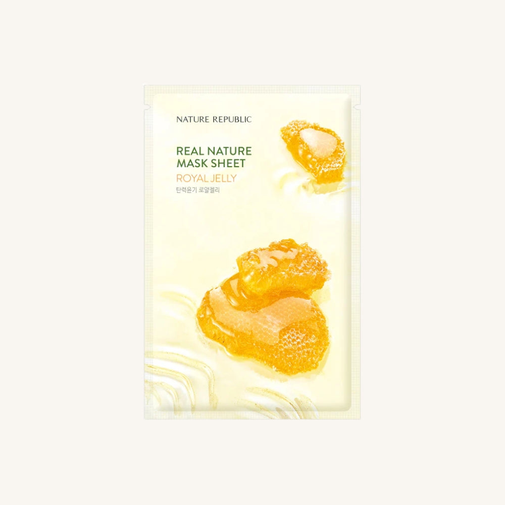 NATURE REPUBLIC Real Nature Royal Jelly Mask Sheet 1ea