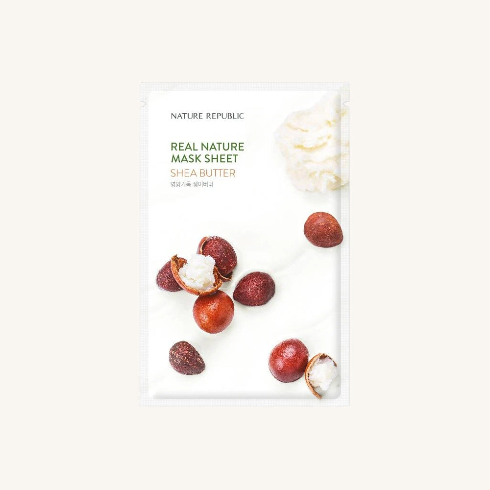 NATURE REPUBLIC Real Nature Shea Butter Mask Sheet 1ea