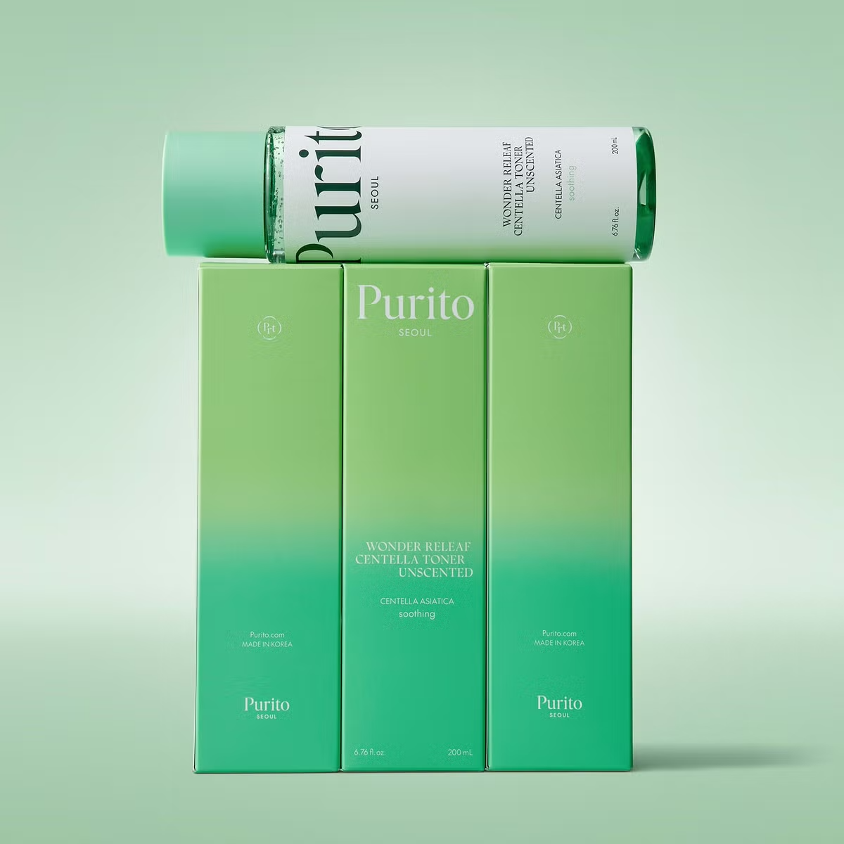 PURITO SEOUL Wonder Releaf Centella Toner Unscented 200ml