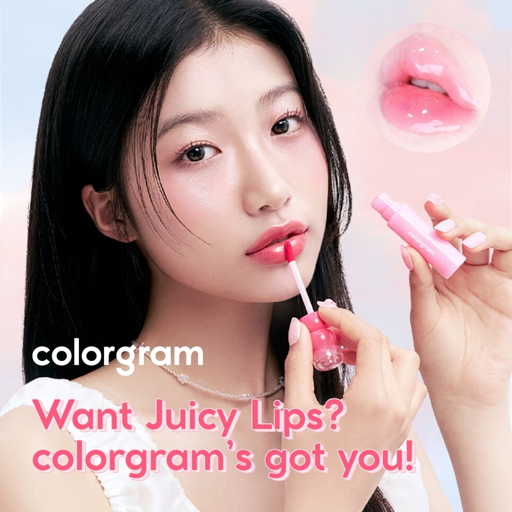 COLORGRAM at moida K-beauty: Fruity Water & Glass Lip Tints
