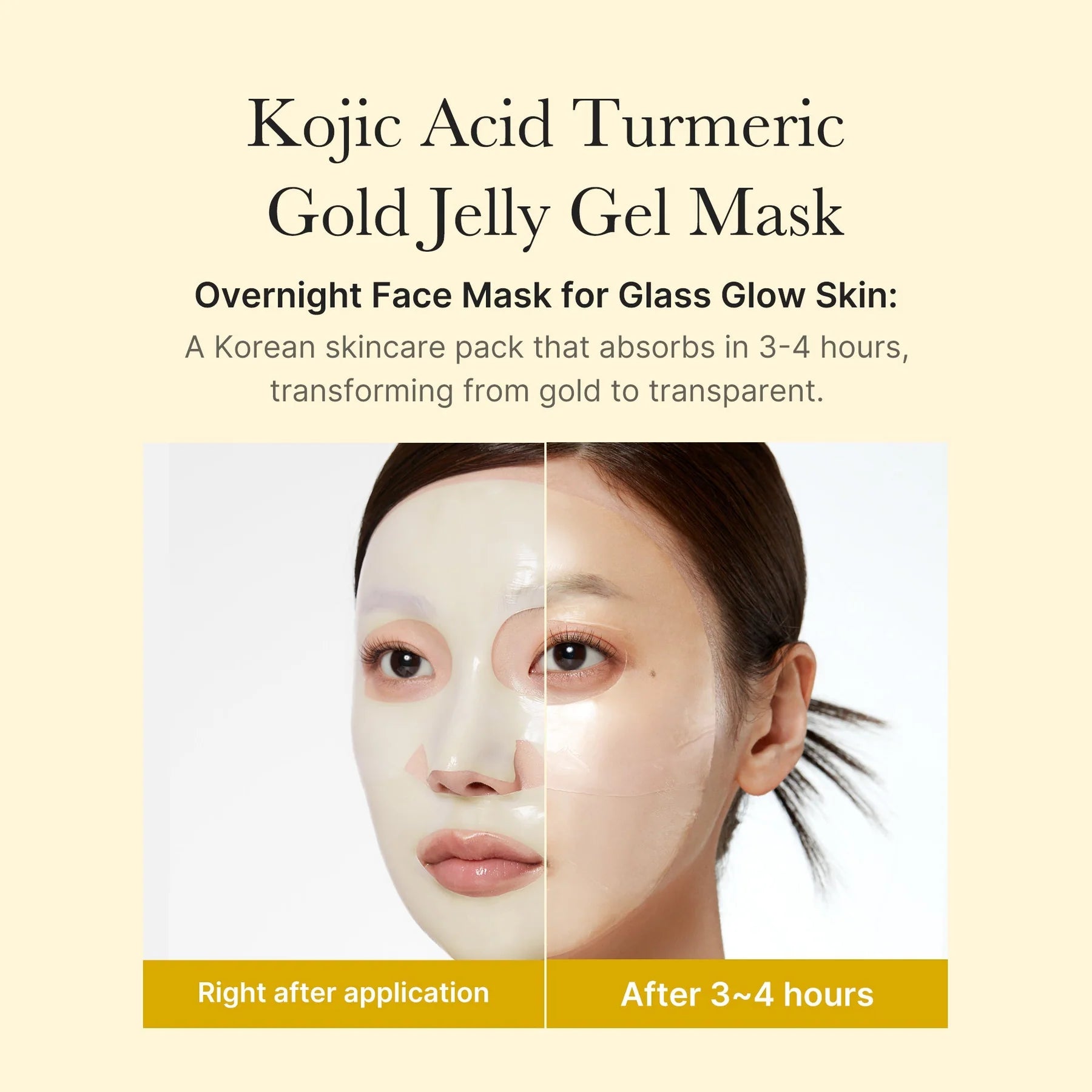 MEDICUBE Kojic Acid Turmeric Brightening Gel Mask (4ea)