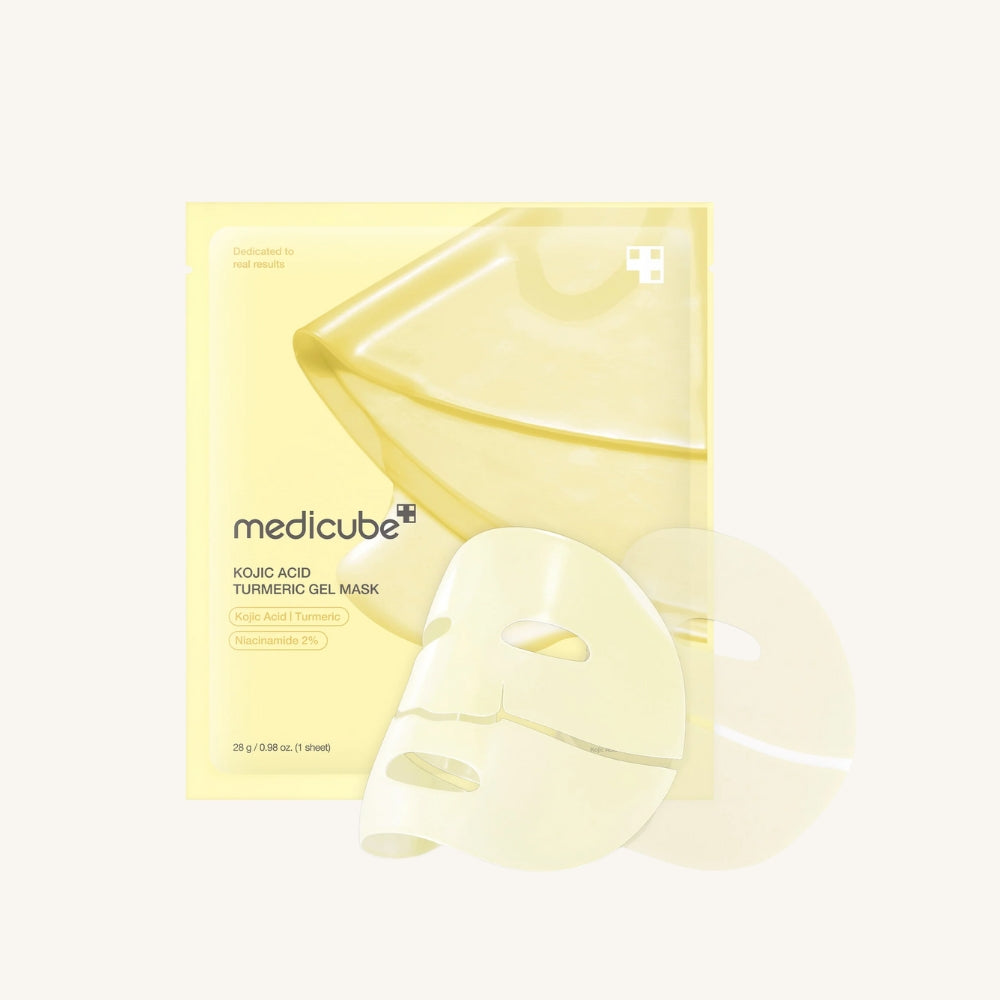 MEDICUBE Kojic Acid Turmeric Brightening Gel Mask (4ea)