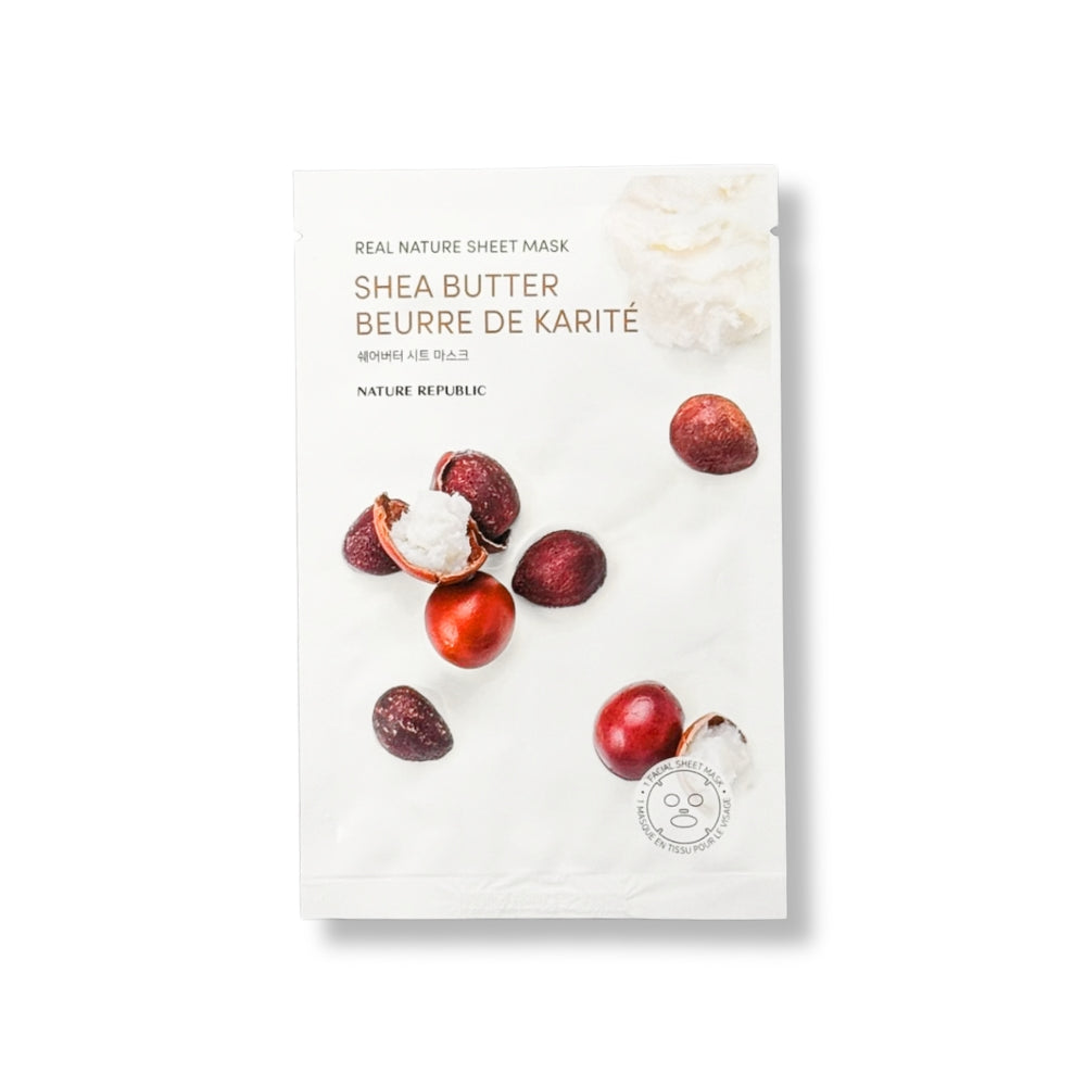 NATURE REPUBLIC Real Nature Shea Butter Mask Sheet (1ea)