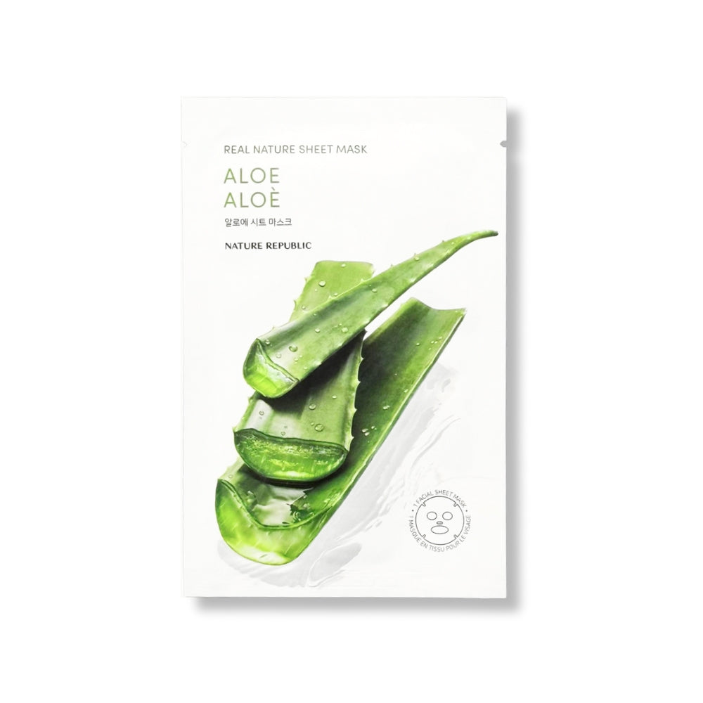 NATURE REPUBLIC Real Nature Aloe Mask Sheet (1ea)
