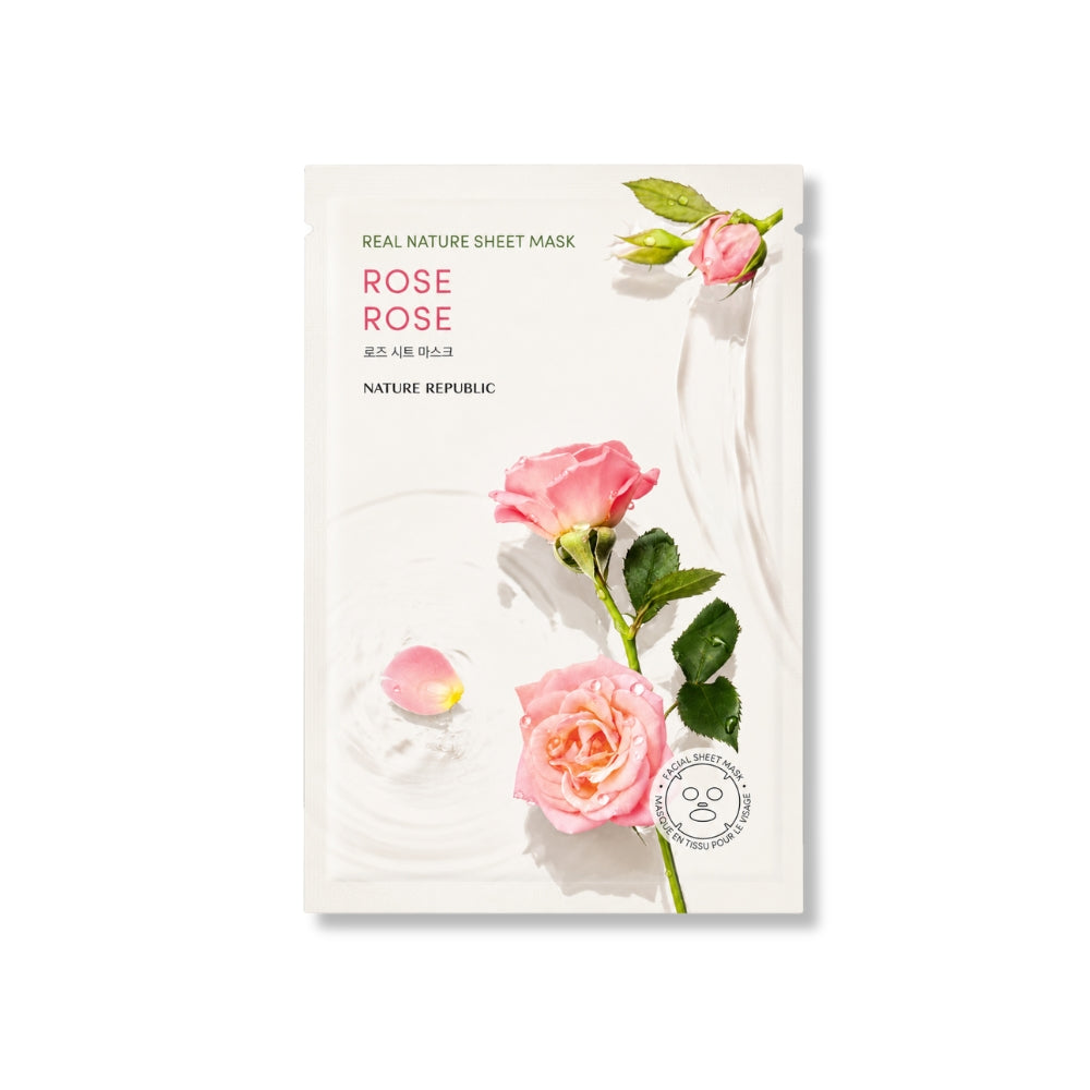 NATURE REPUBLIC Real Nature Rose Mask Sheet (1ea)