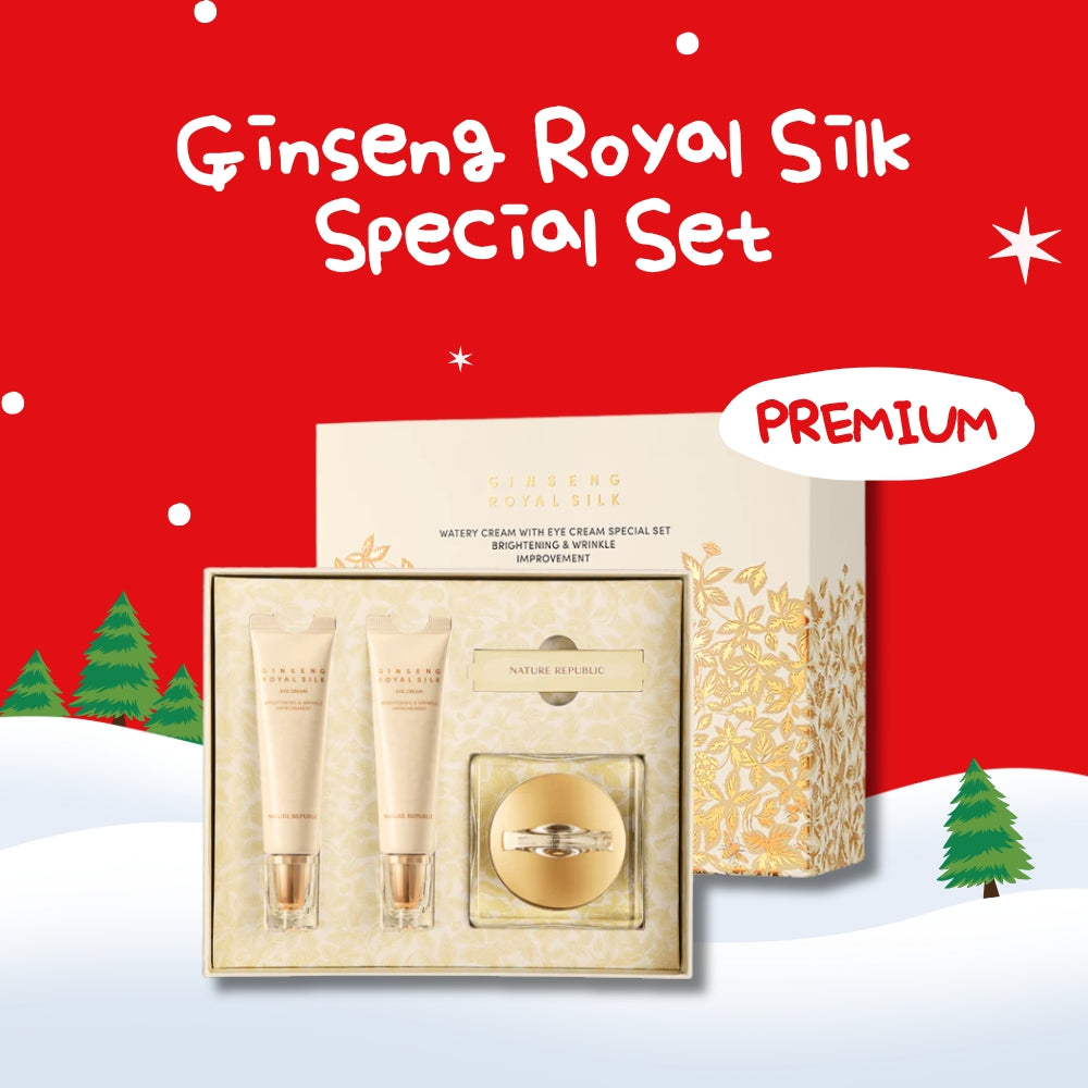NATURE REPUBLIC Ginseng Royal Silk Watery Cream With Eye Cream Special Set