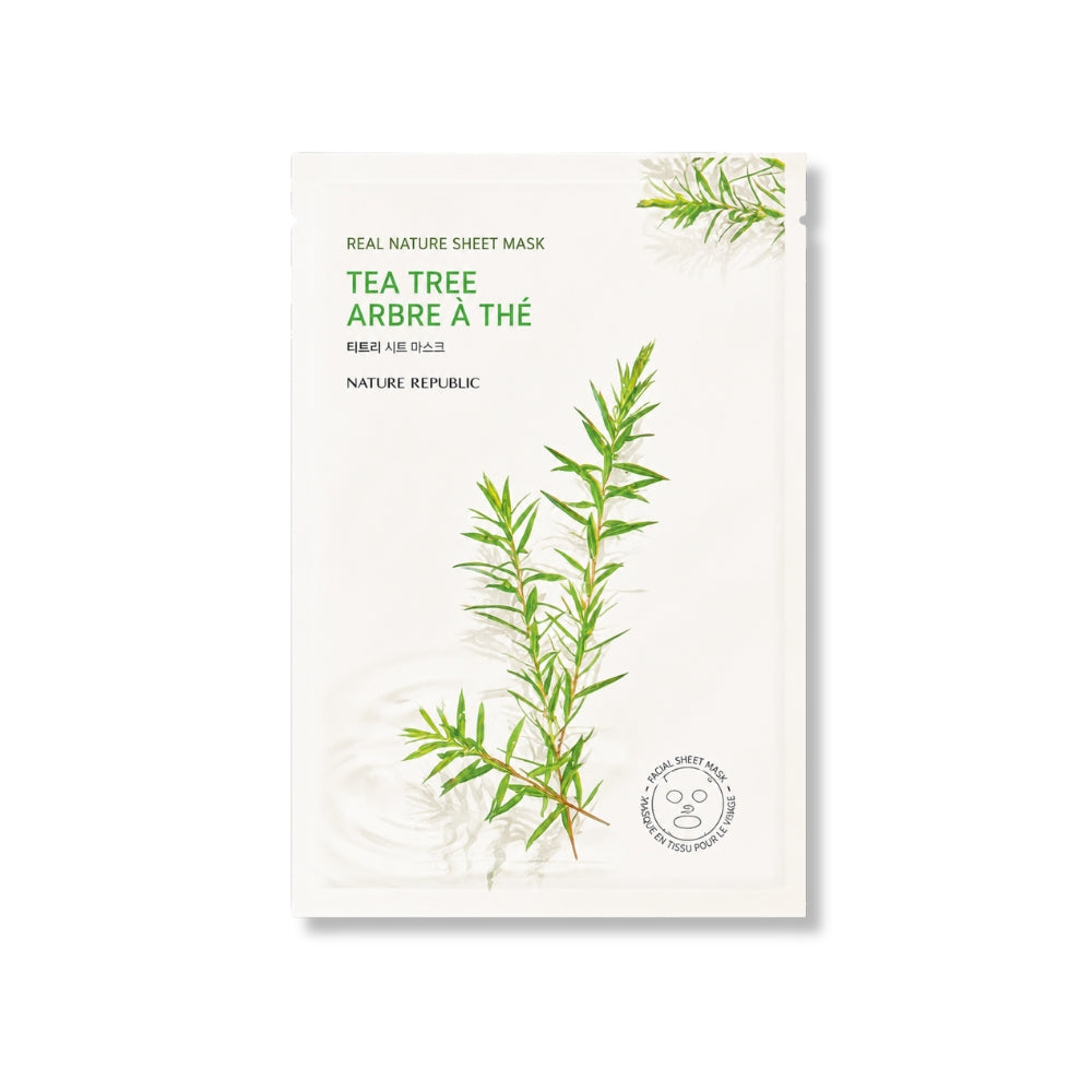 NATURE REPUBLIC Real Nature Tea Tree Mask Sheet (1ea)