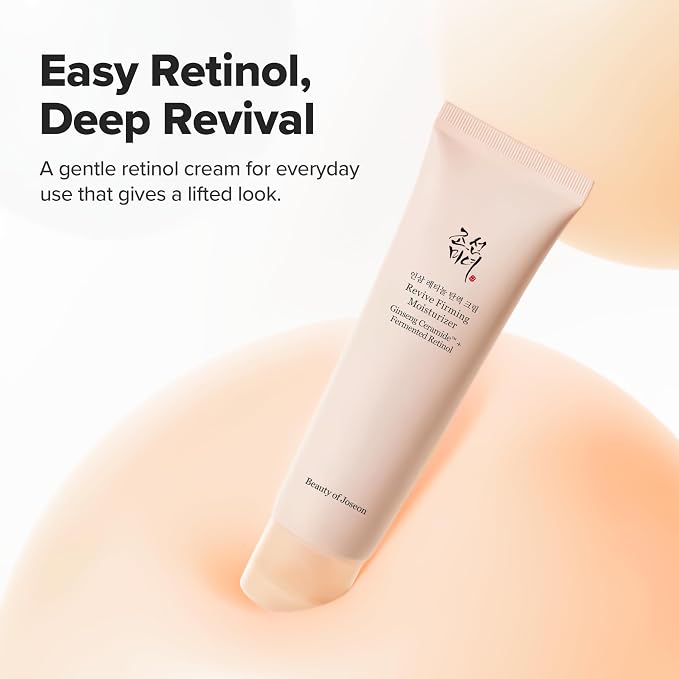BEAUTY OF JOSEON Revive Firming Moisturizer 60ml (Ginseng Ceramide+Fermented Rentinol)
