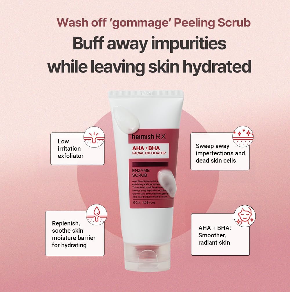 HEIMISH RX AHA BHA Enzyme Scrub 130ml