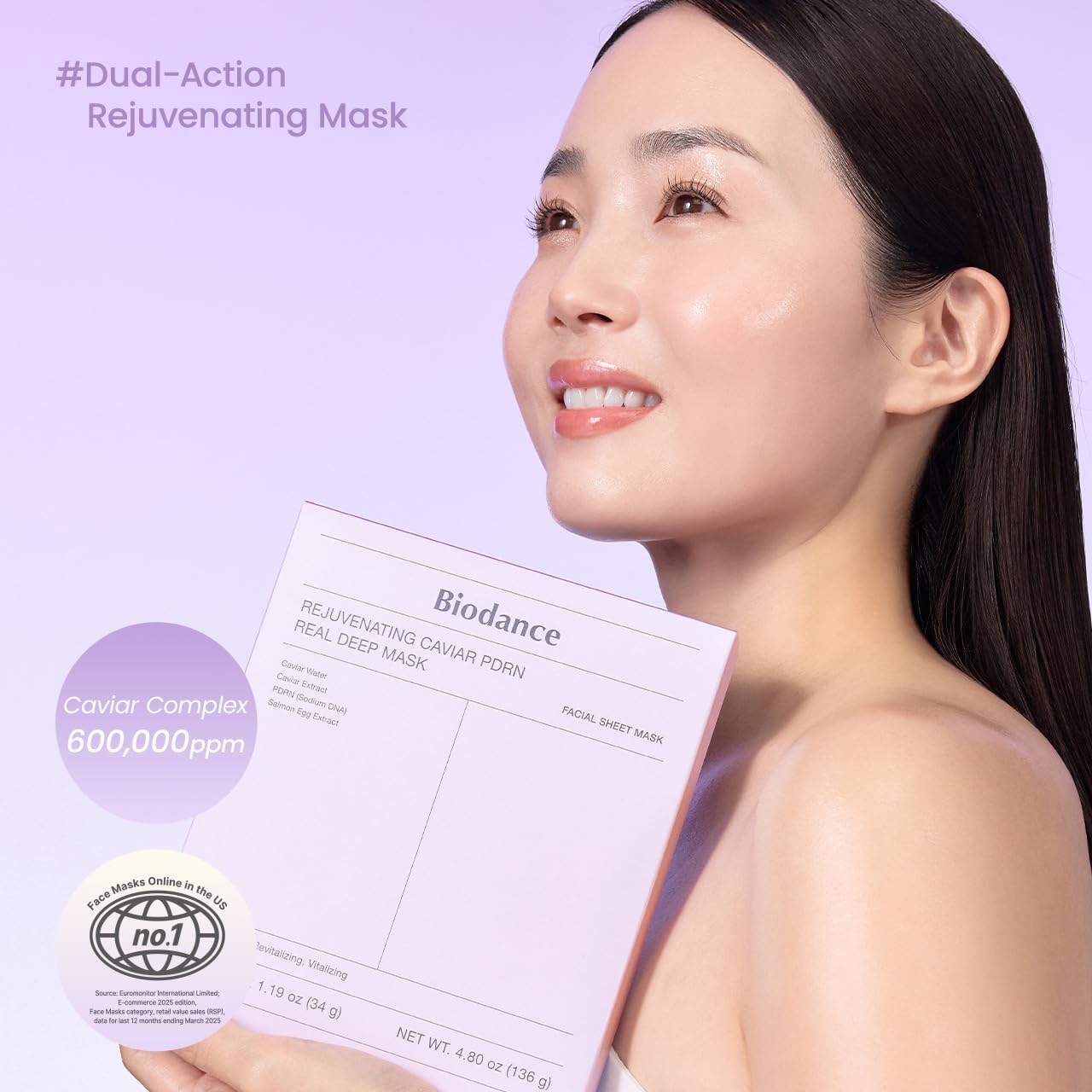 BIODANCE Rejuvenating Caviar PDRN Real Deep Mask (4ea)