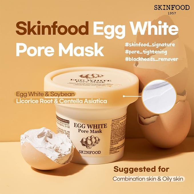 SKINFOOD Egg white pore Mask 120g