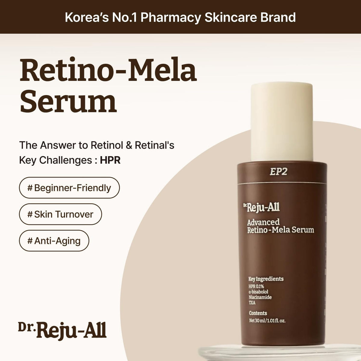 DR.REJU-ALL Advanced Retino Mela Serum 30ml
