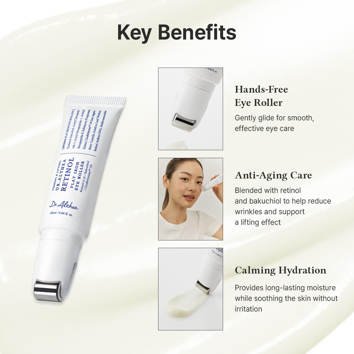DR.ALTHEA Retinol Flat Iron Eye Roller 25ml