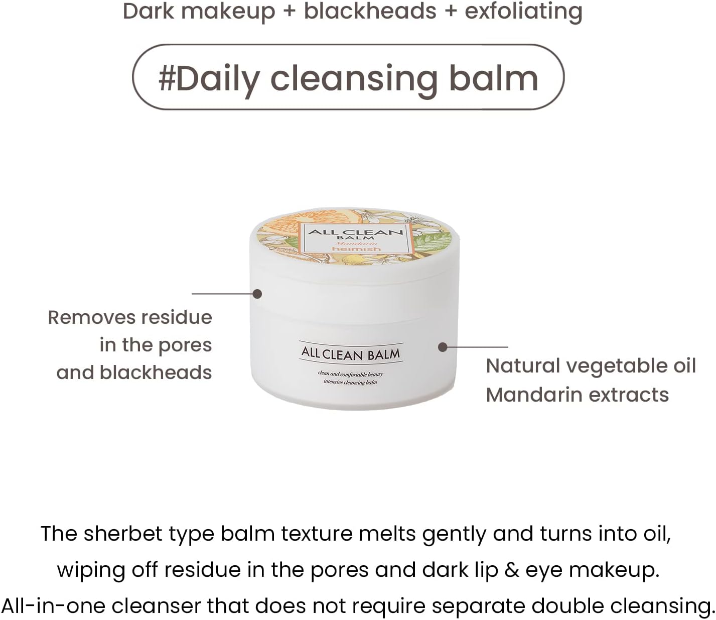 HEIMISH All Clean balm Mandarin 120ml